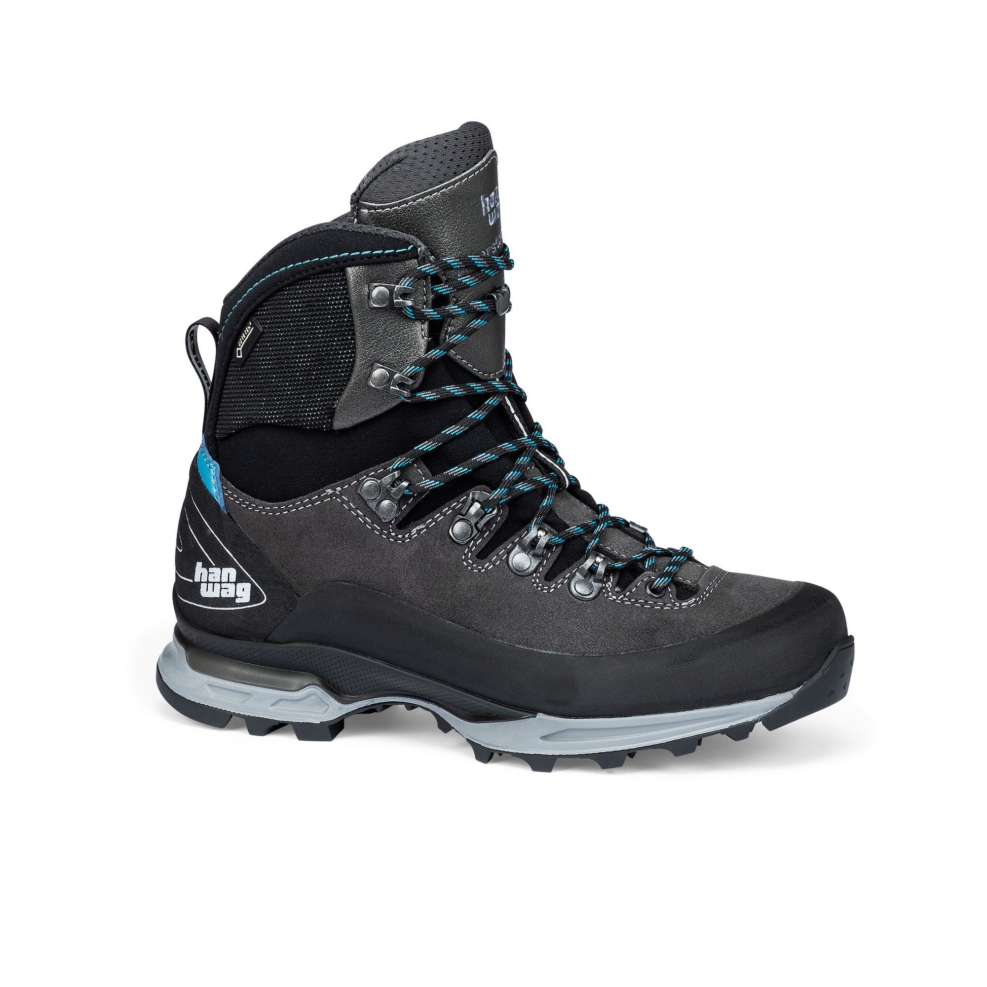 Hanwag Women's Alverstone II GTX Trekking Boots Deep Grey/Azure AXLPF3652